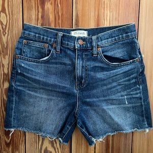 Madewell High Rise Denim Shorts